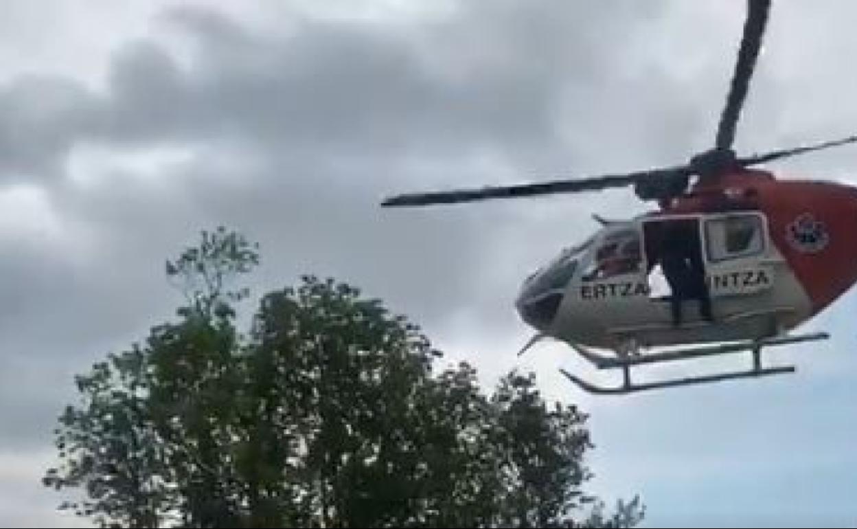 Evacuado En Helic Ptero Un Ciclista Herido En Pe A De Aia El Diario Vasco